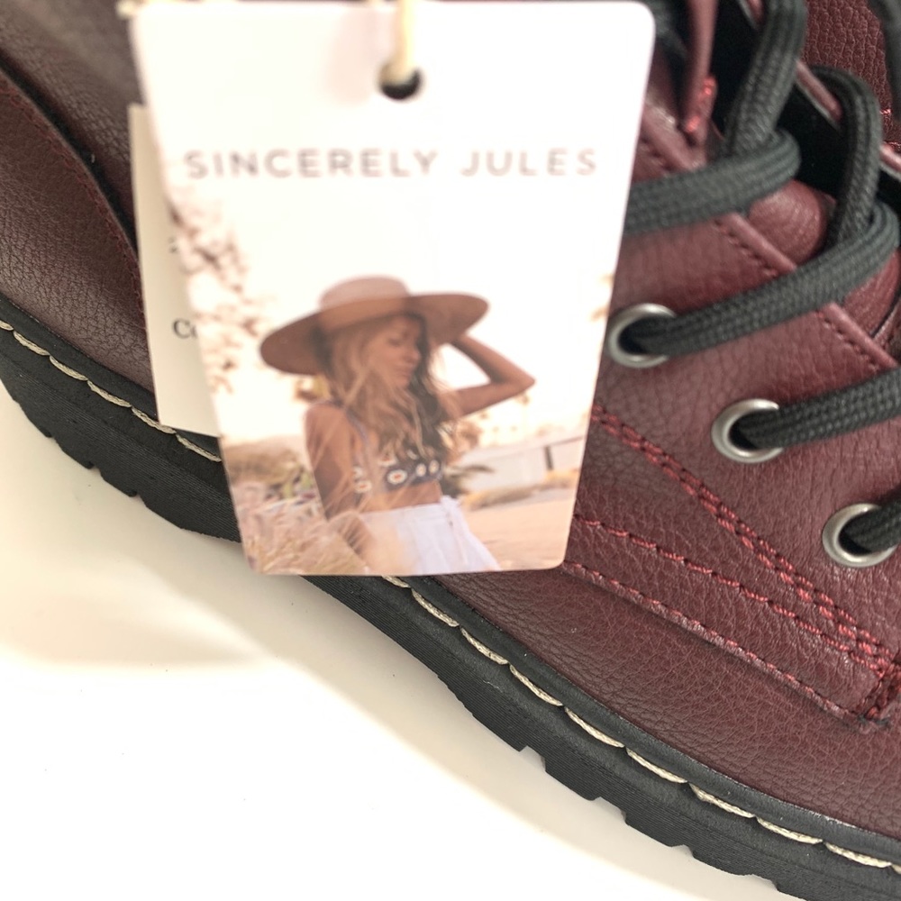 Sincerely Jules Harley Women Combat Boot Sz 9M - Picture 7 of 7